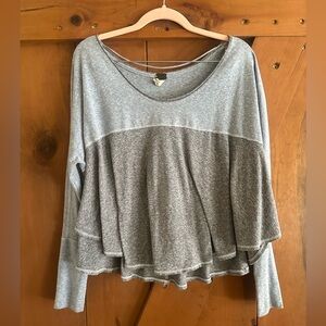 We the Free Free People Scoop Neck Cropped Tee Sz XS